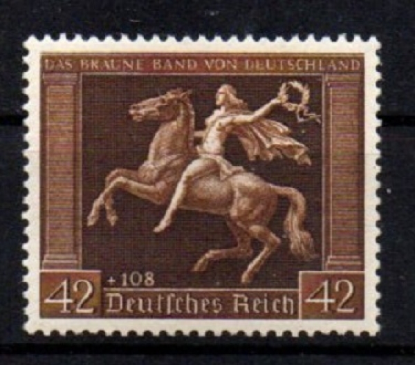 Michel Nr. 671y, Galopprennen postfrisch, geprüft D. Schlegel BPP.